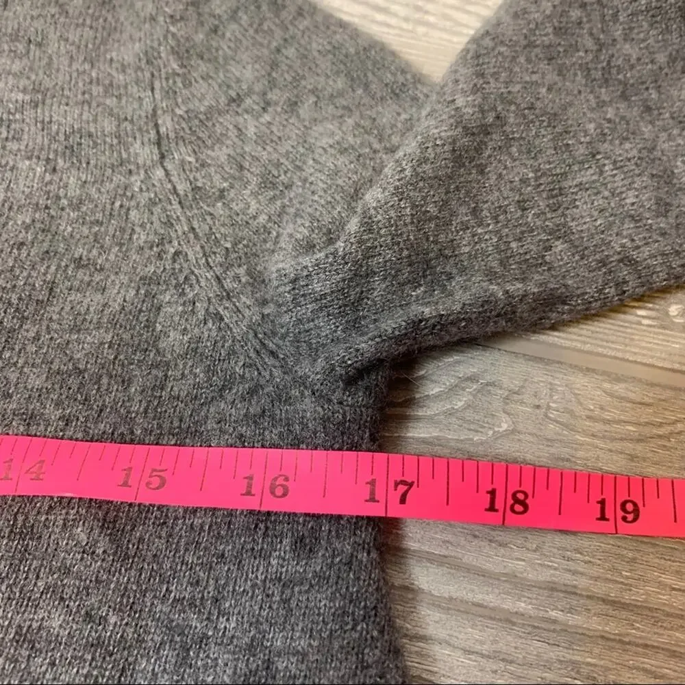 Neiman Marcus cashmere asymmetrical ombré sweater